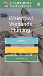 Mobile Screenshot of calwaterfowl.org